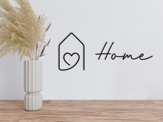 Schriftzug "Home"